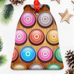 Background Colorful Abstract Brown Ornament (bell)