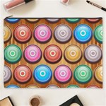 Background Colorful Abstract Brown Cosmetic Bag (XXXL) Front