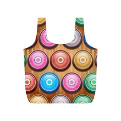 Background Colorful Abstract Brown Full Print Recycle Bag (s)