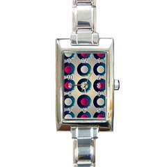 Background Colorful Abstract Rectangle Italian Charm Watch by HermanTelo