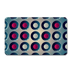 Background Colorful Abstract Magnet (rectangular) by HermanTelo