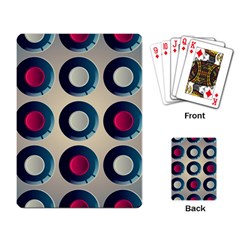 Background Colorful Abstract Playing Cards Single Design