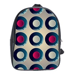 Background Colorful Abstract School Bag (large) by HermanTelo