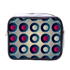 Background Colorful Abstract Mini Toiletries Bag (one Side)