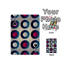 Background Colorful Abstract Playing Cards Double Sided (mini)