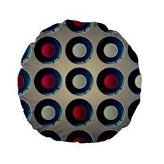 Background Colorful Abstract Standard 15  Premium Flano Round Cushions