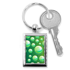 Background Colorful Abstract Circle Key Chain (rectangle) by HermanTelo