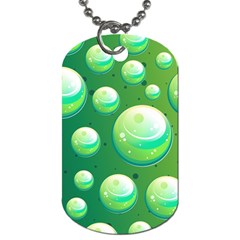 Background Colorful Abstract Circle Dog Tag (two Sides) by HermanTelo