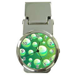 Background Colorful Abstract Circle Money Clip Watches