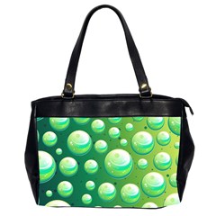 Background Colorful Abstract Circle Oversize Office Handbag (2 Sides)