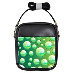 Background Colorful Abstract Circle Girls Sling Bag