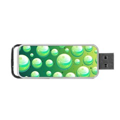 Background Colorful Abstract Circle Portable Usb Flash (two Sides)