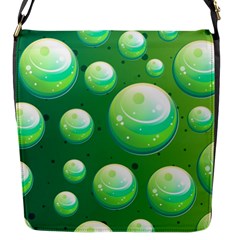 Background Colorful Abstract Circle Flap Closure Messenger Bag (s)