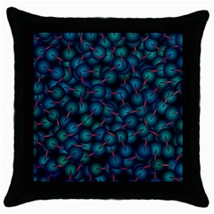 Background Abstract Textile Design Throw Pillow Case (black)