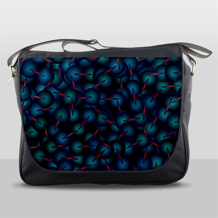 Background Abstract Textile Design Messenger Bag