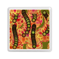 Abstract Background Digital Green Memory Card Reader (square)