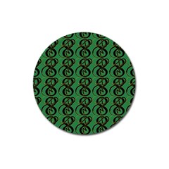 Abstract Pattern Graphic Lines Magnet 3  (Round)