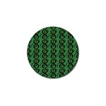 Abstract Pattern Graphic Lines Golf Ball Marker Front