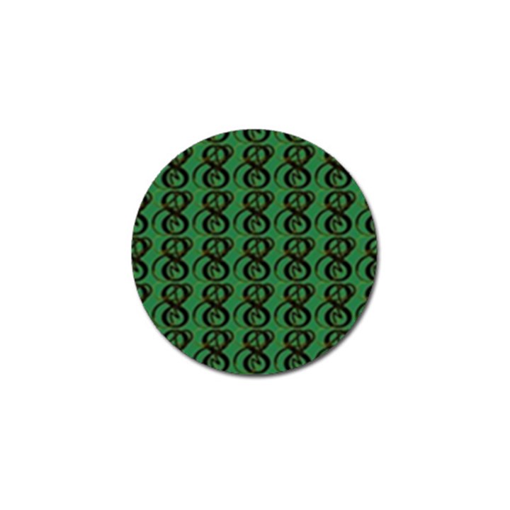 Abstract Pattern Graphic Lines Golf Ball Marker