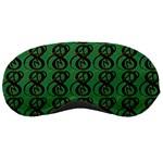 Abstract Pattern Graphic Lines Sleeping Mask Front