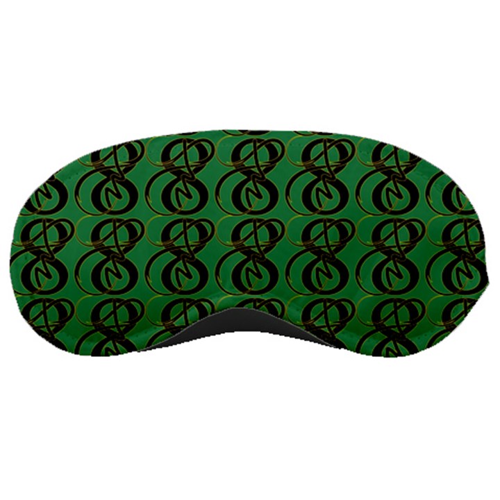 Abstract Pattern Graphic Lines Sleeping Mask