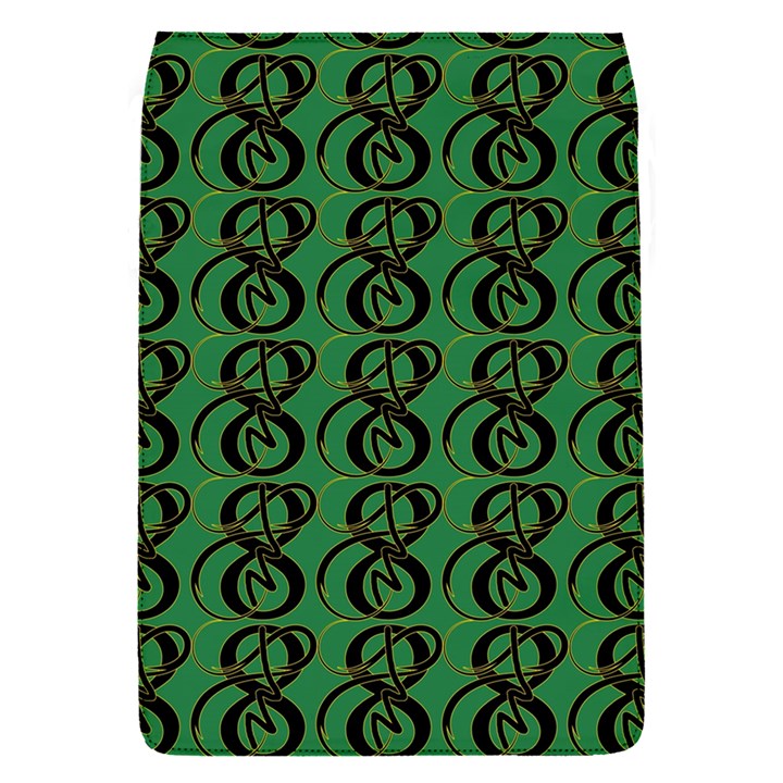 Abstract Pattern Graphic Lines Removable Flap Cover (S)