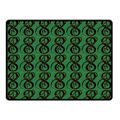 Abstract Pattern Graphic Lines Double Sided Fleece Blanket (small) 