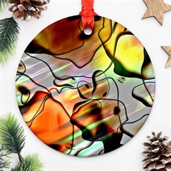 Abstract Transparent Drawing Ornament (round) by HermanTelo