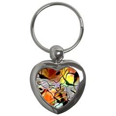 Abstract Transparent Drawing Key Chain (heart) by HermanTelo