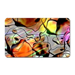 Abstract Transparent Drawing Magnet (rectangular) by HermanTelo