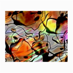 Abstract Transparent Drawing Small Glasses Cloth