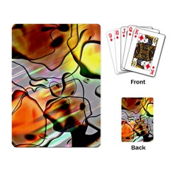 Abstract Transparent Drawing Playing Cards Single Design