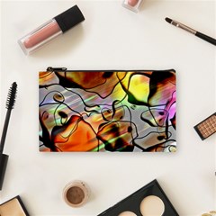 Abstract Transparent Drawing Cosmetic Bag (small) by HermanTelo