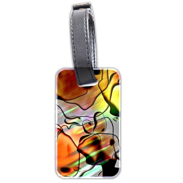 Abstract Transparent Drawing Luggage Tag (two sides)