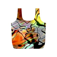 Abstract Transparent Drawing Full Print Recycle Bag (s)