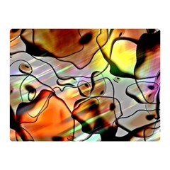 Abstract Transparent Drawing Double Sided Flano Blanket (mini) 