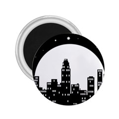 City Night Moon Star 2.25  Magnets