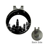 City Night Moon Star Hat Clips with Golf Markers Front