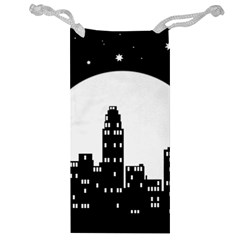 City Night Moon Star Jewelry Bag