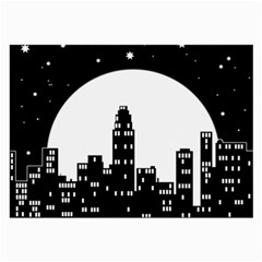 City Night Moon Star Large Glasses Cloth (2 Sides)