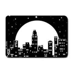 City Night Moon Star Small Doormat 