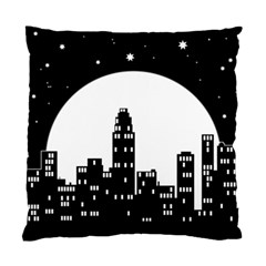 City Night Moon Star Standard Cushion Case (two Sides)