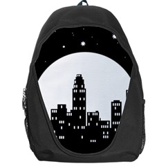 City Night Moon Star Backpack Bag