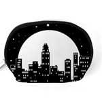 City Night Moon Star Accessory Pouch (Medium) Back