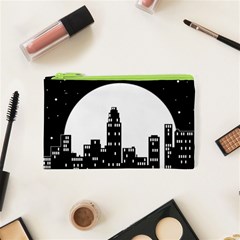 City Night Moon Star Cosmetic Bag (XS)