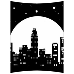 City Night Moon Star Back Support Cushion by HermanTelo