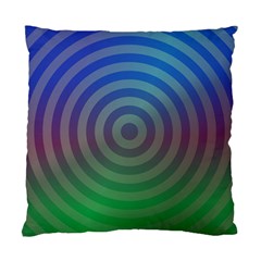 Blue Green Abstract Background Standard Cushion Case (one Side)