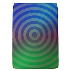 Blue Green Abstract Background Removable Flap Cover (s)