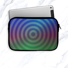 Blue Green Abstract Background Apple Ipad Mini Zipper Cases by HermanTelo