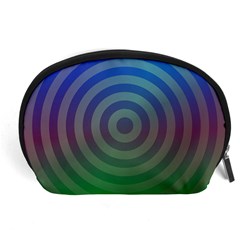 Blue Green Abstract Background Accessory Pouch (large)